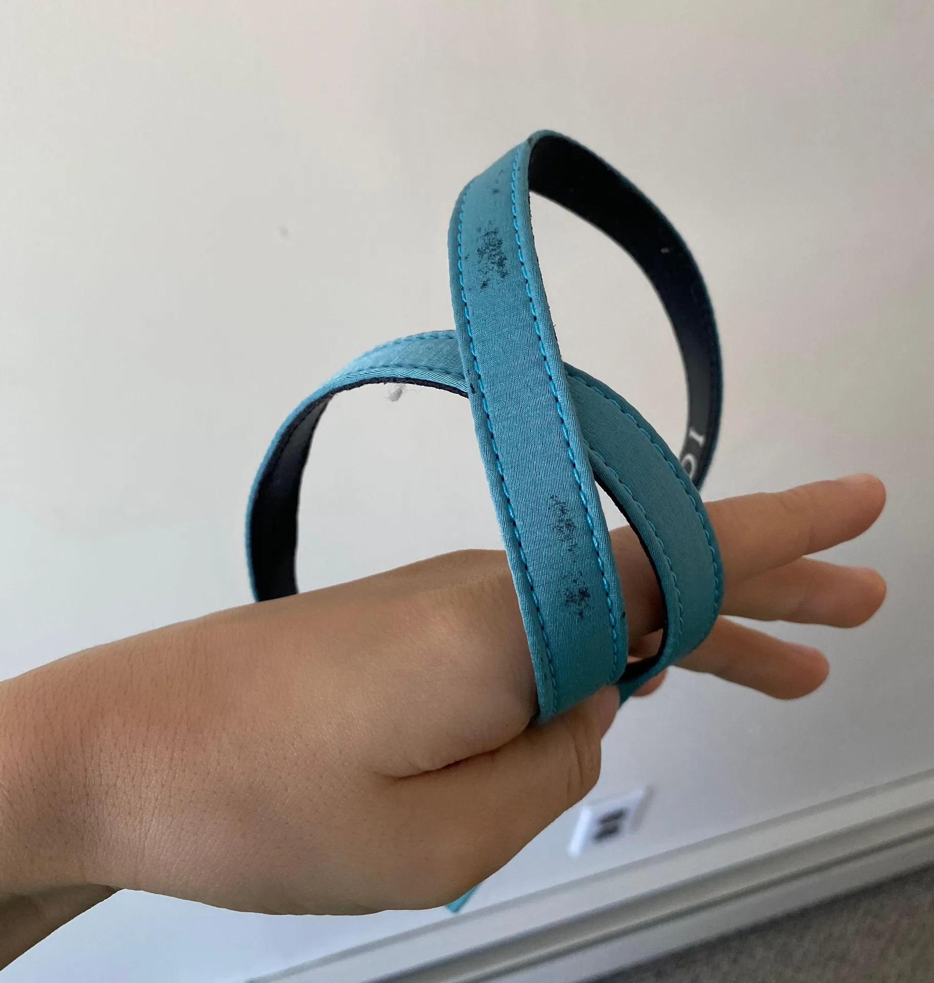 Blue Thin Belt Vintage Preloved - Image 3