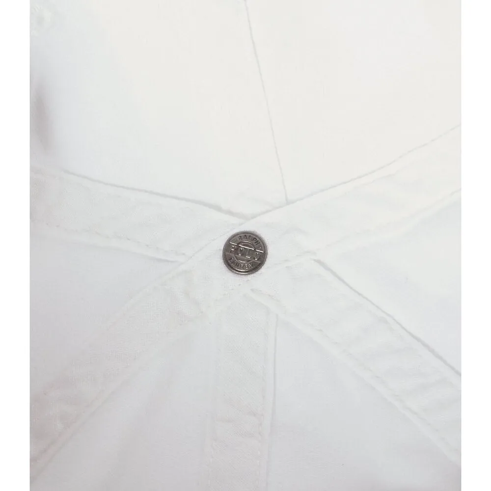 Polo Ralph Lauren Chino Cap in White & Marlin Blue One Size Unisex Hat Mens - Image 4