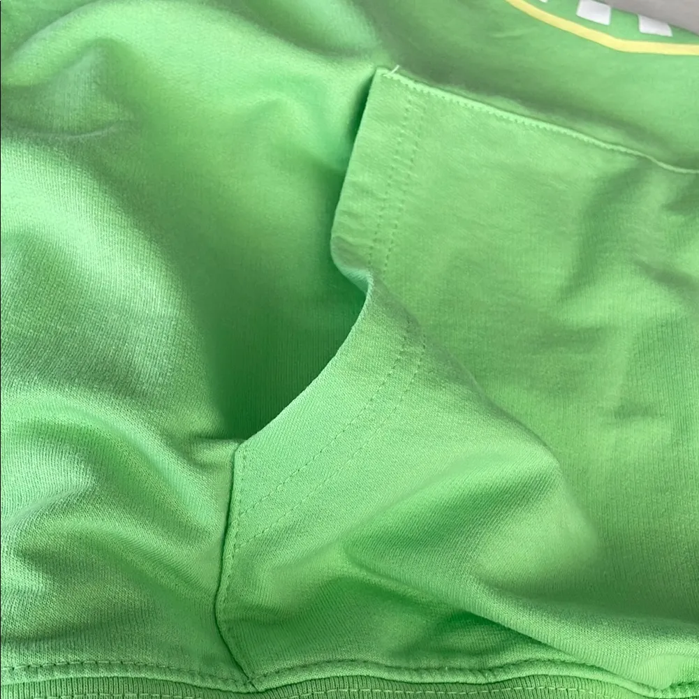 STAR WARS WOMEN’S GREEN BABY YODA FROGU FRENCH TERRY HOODIE SWEATSHIRT SIZE LG - Image 4