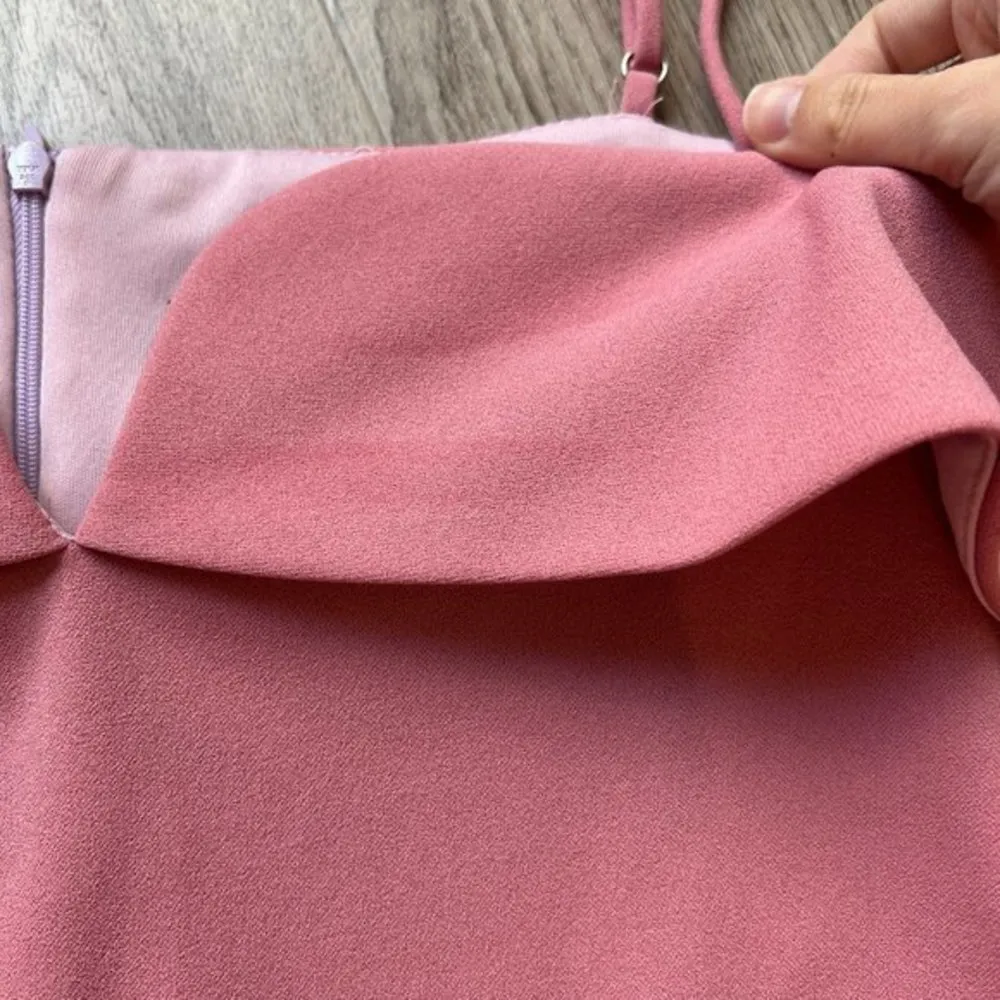 Bebe Pink Off-The-Shoulder Sheath Dress Size 14 NWT - Image 5