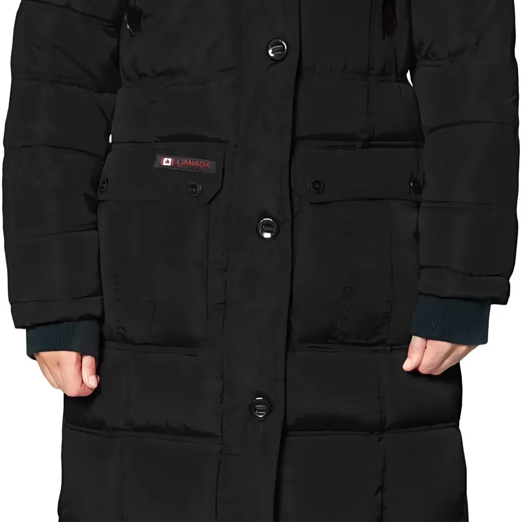 Canada Goose Black Puffer Jacket Size L - Image 2