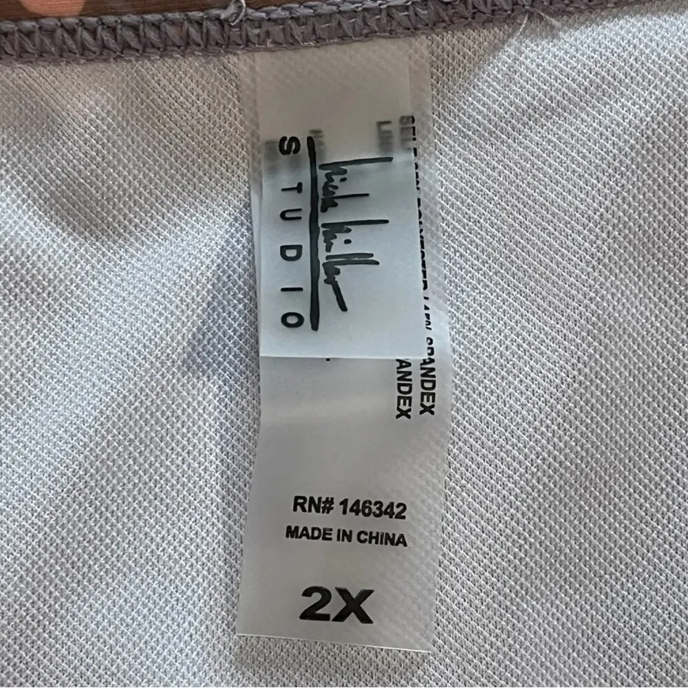 NICOLE MILLER STUDIO RUFFLE 3‎ TIER TANKINI SWIMSUIT 2 PIECE SUIT SIZE 2X NWT - Image 10