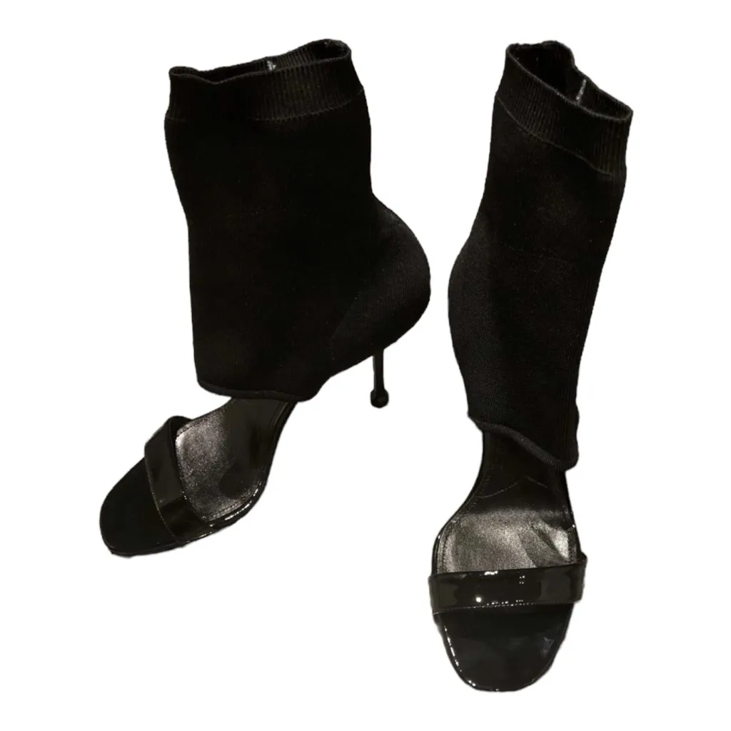 PRADA Black Neoprene Sock Open Toe
Heels Size 35.5‎ / US 5 - Image 6