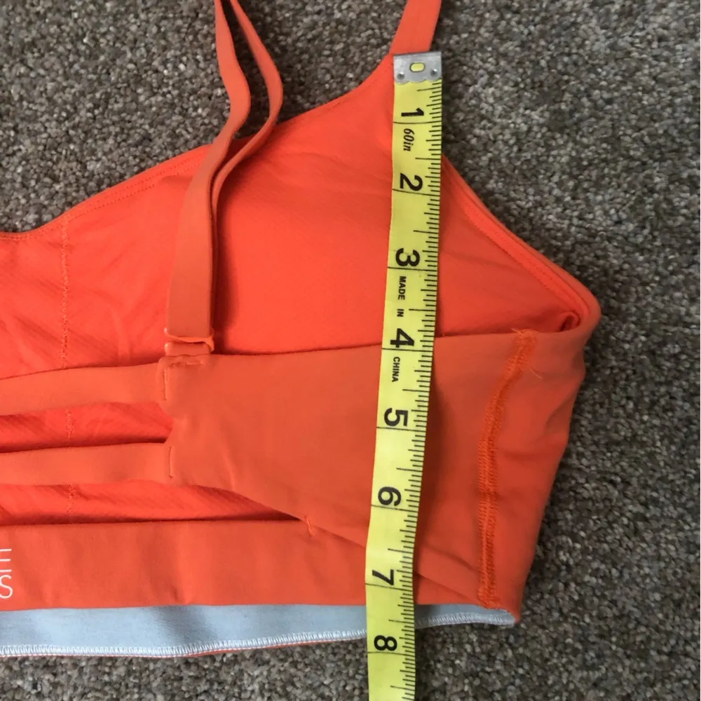 Athleta  x Alicia Keys Elation Athletic Sports Bra in Jewel Orange Size Medium - Image 9