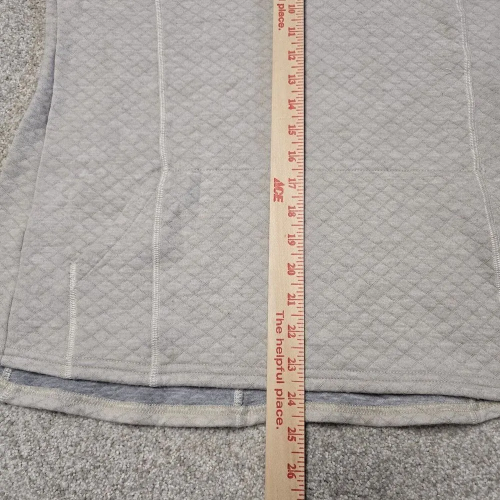 KUHL Womens Wool Cowl Neck Sweater‎ Size LARGE Pullover Quilted Cream Gorpcore - Image 7