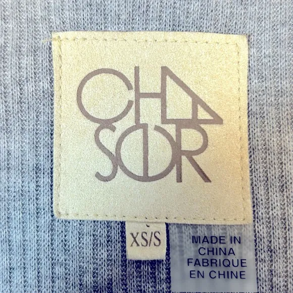 Chaser‎ Short Sleeve Long Grey Cardigan Kimono Sweater Size XS/S - Image 6