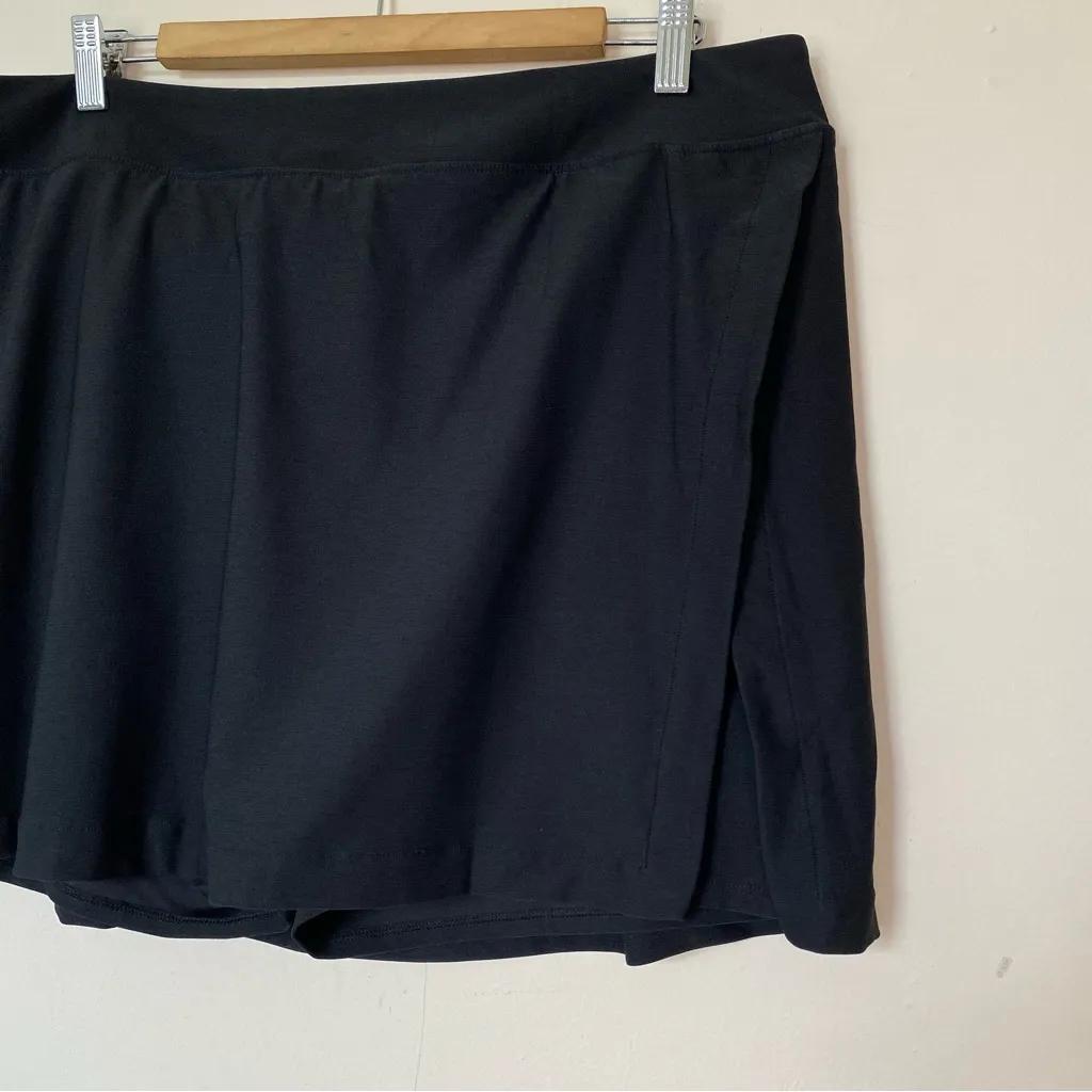 Outdoor Voices Court Active Tennis Skort Side Slit 4.5” Inseam Black Sz XXXL - Image 6