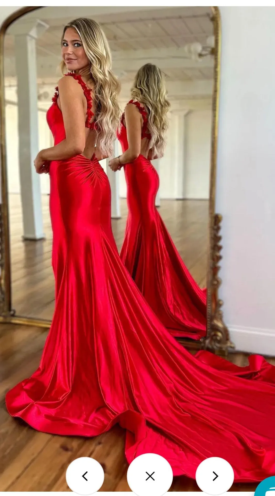 red prom dress Size 2 - Image 2