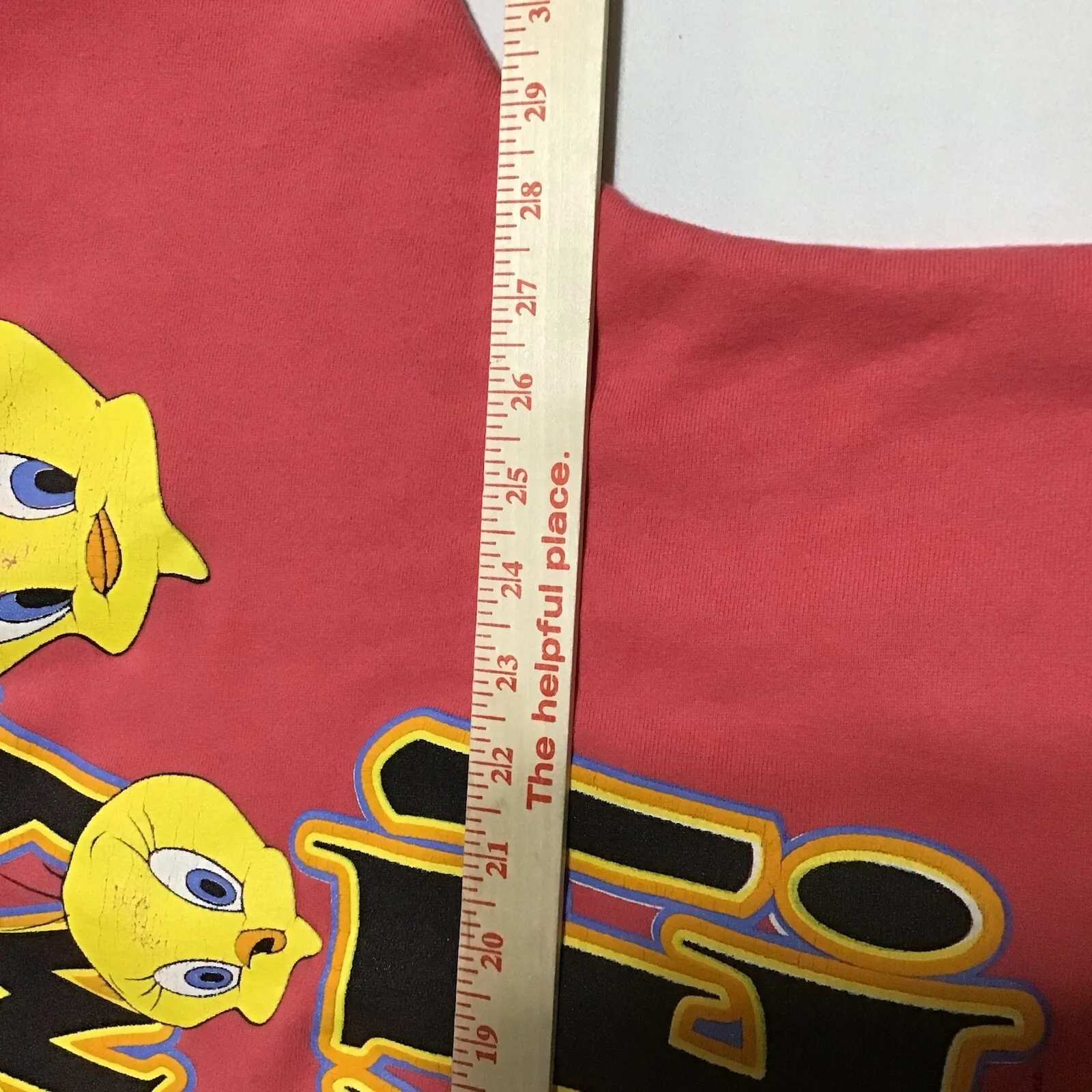 Tweety Bird Looney Tunes VTG GET OUT OF MY FACE!‎ Womens Sweater X - Image 5