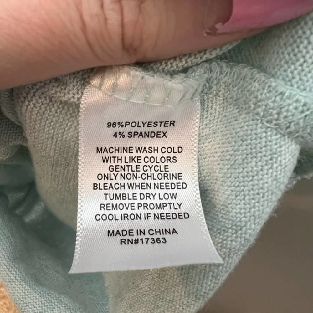 Cuddl Duds plus size pullover color block pullover sweatshirt top pockets sz XXL - Image 7