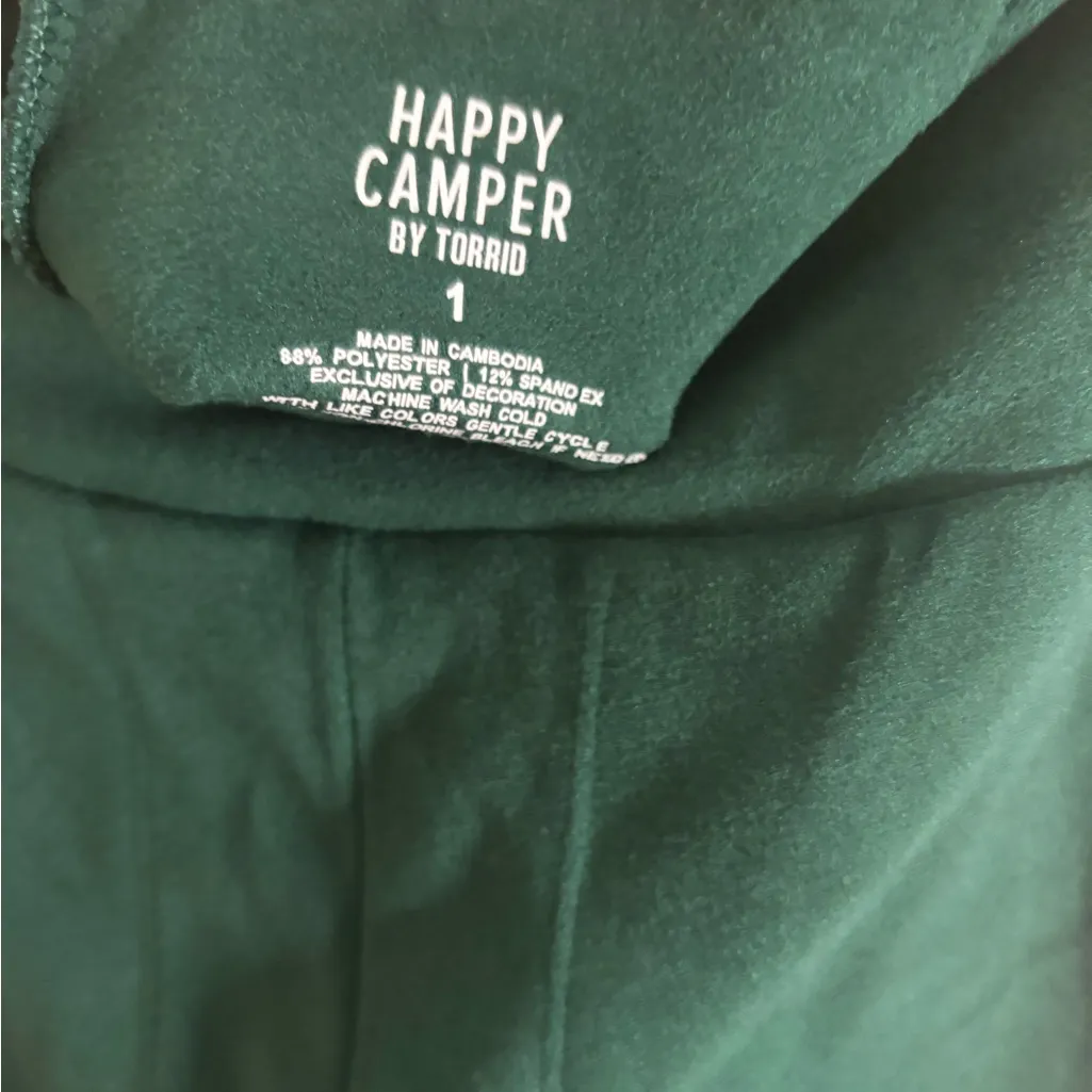 Torrid Green loungewear Pants size 1 L EUC - Image 2