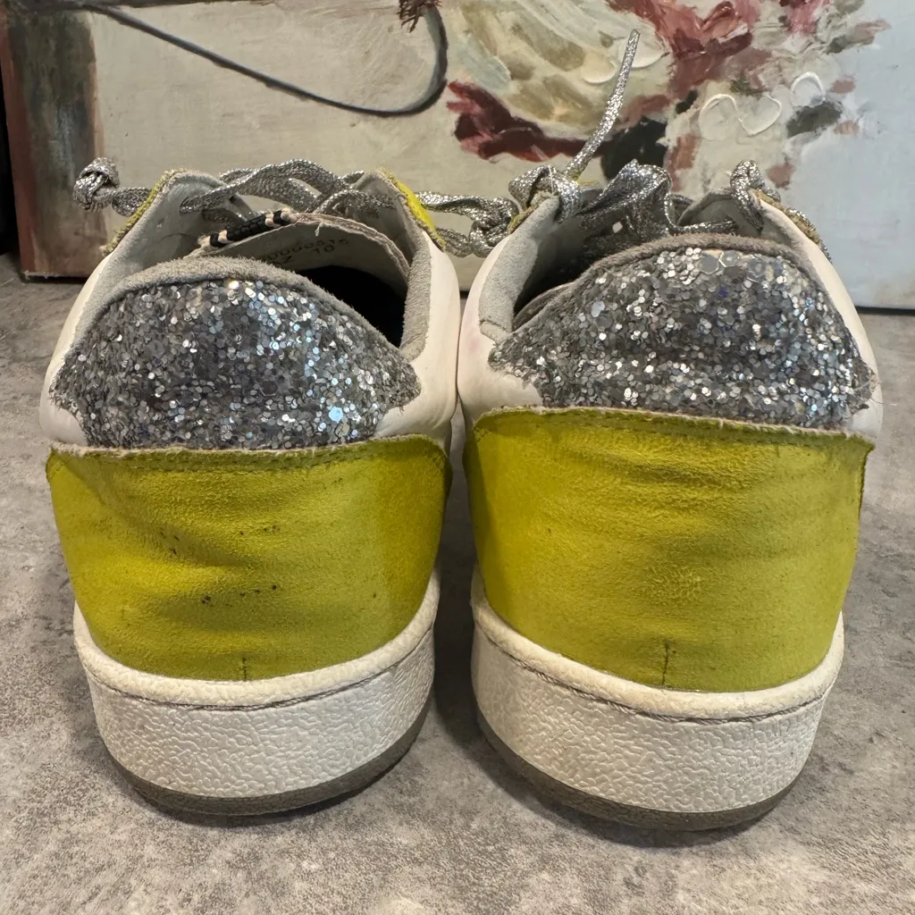 Shu Shop Paz Fashion Sneakers Size 10 White - Image 5