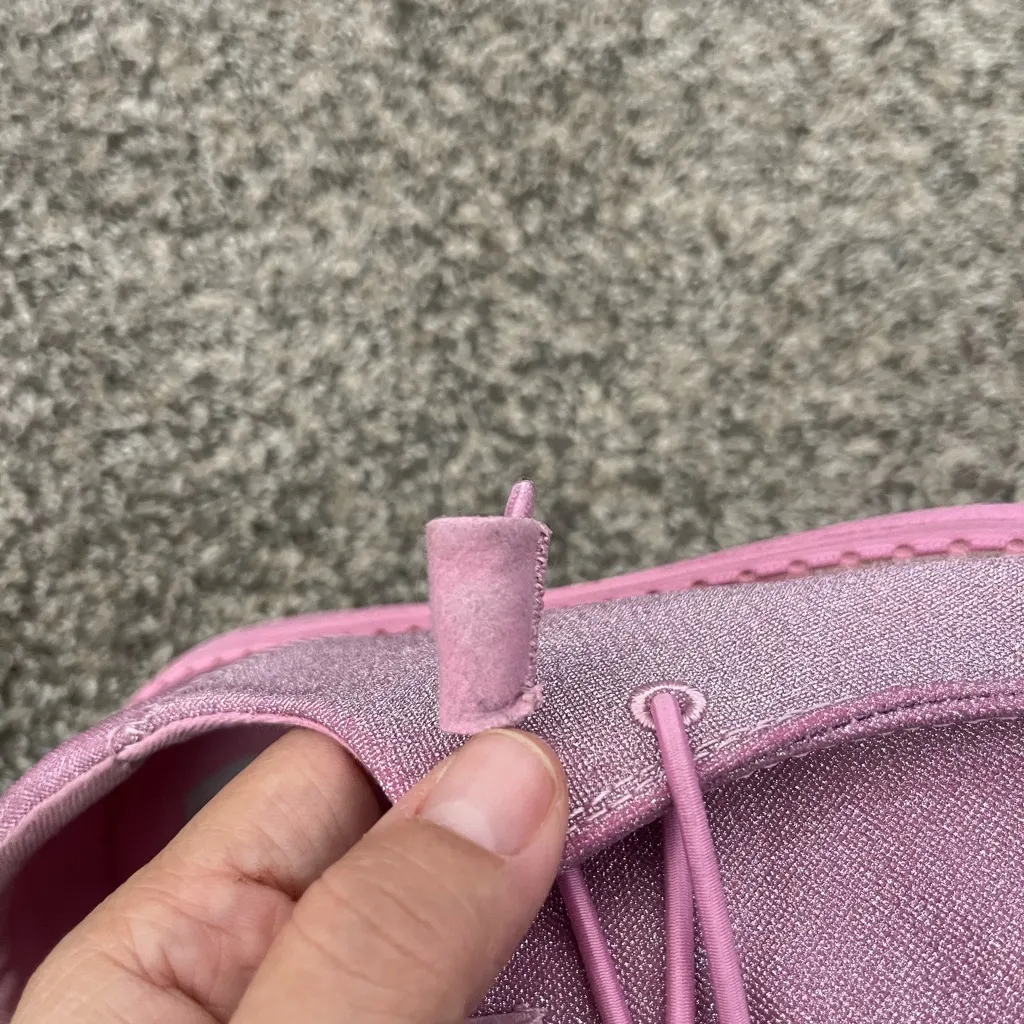 Women’s Hey Dude Wendy Funk Sparkle Pink Shoes Loafers Size 7 - Image 8