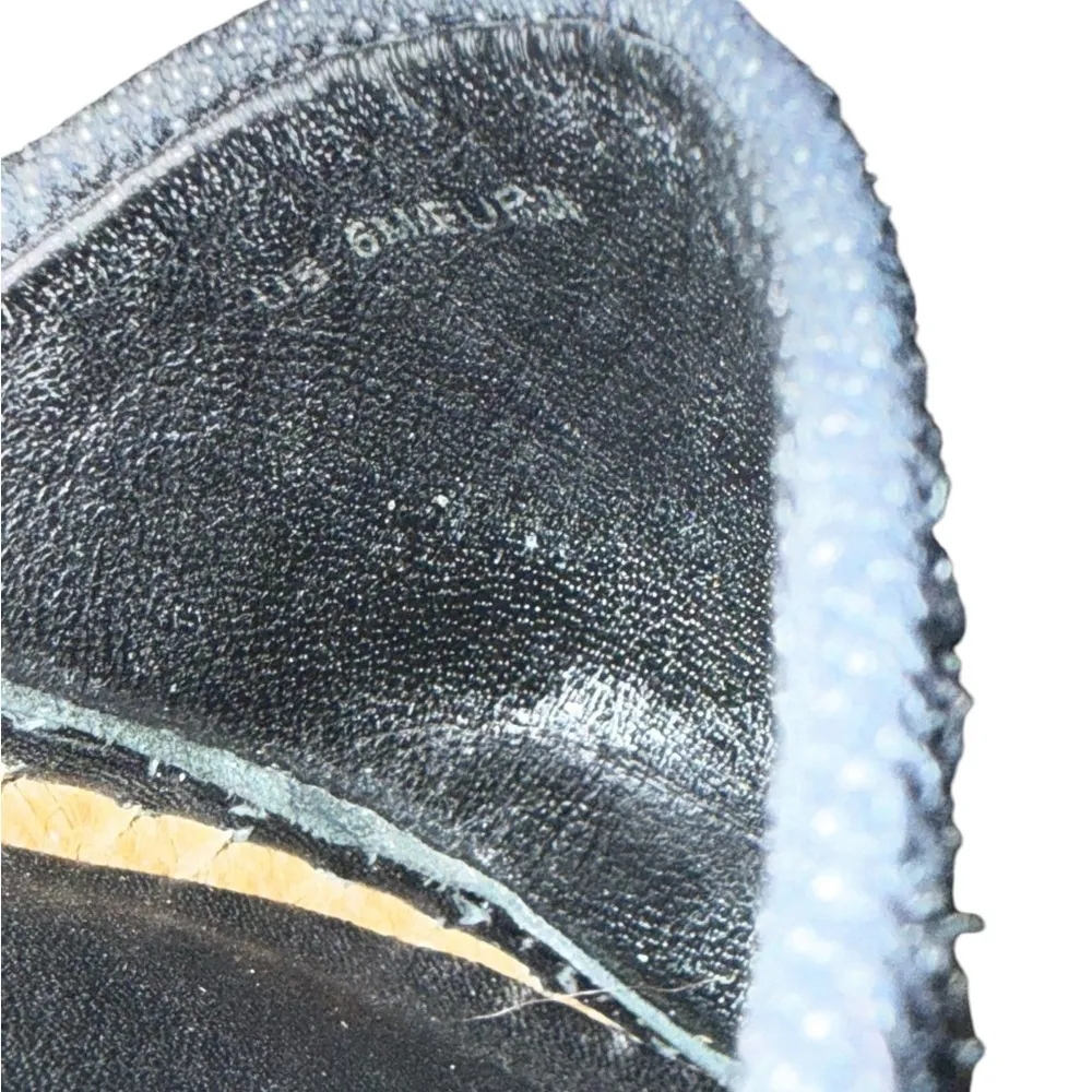 VIA SPIGA denim espadrille flat Brisa d’orsay vacation resort round toe shoe sz6 - Image 2