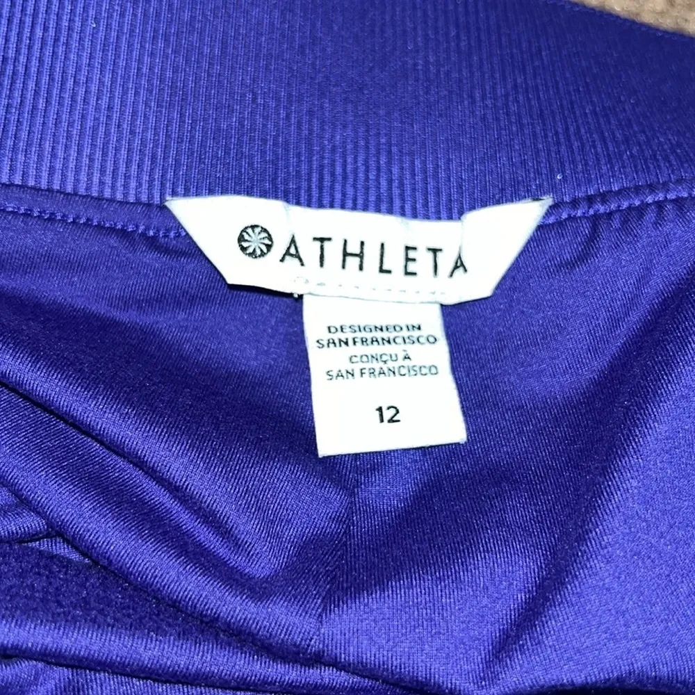 Athleta‎ Brooklyn Lined Pant Purple 12 - Image 8