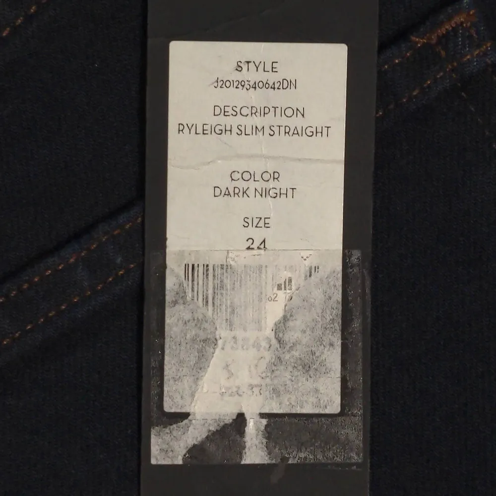 Veronica Beard Womens Ryleigh Straight Leg Jeans Blue Dark Wash High Rise 00 New - Image 13