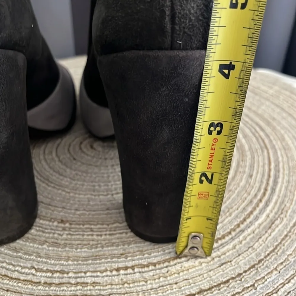 Tory‎ Burch Suede leather colorblock pattern pumps heels sz 6 - Image 4