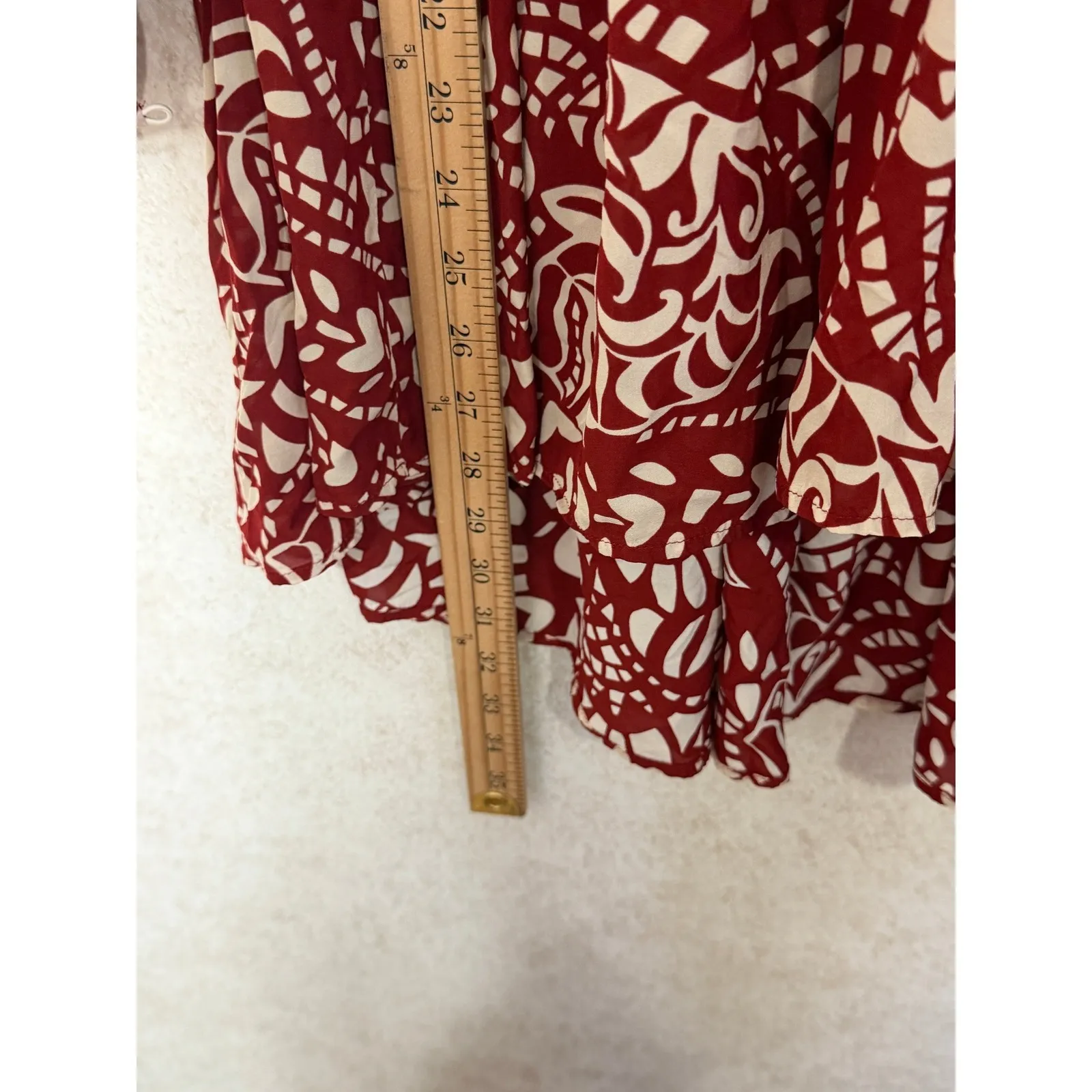 ba&sh Kimy Terracotta Print Viscose Lady Dress Size Large boho cottage fairy - Image 7