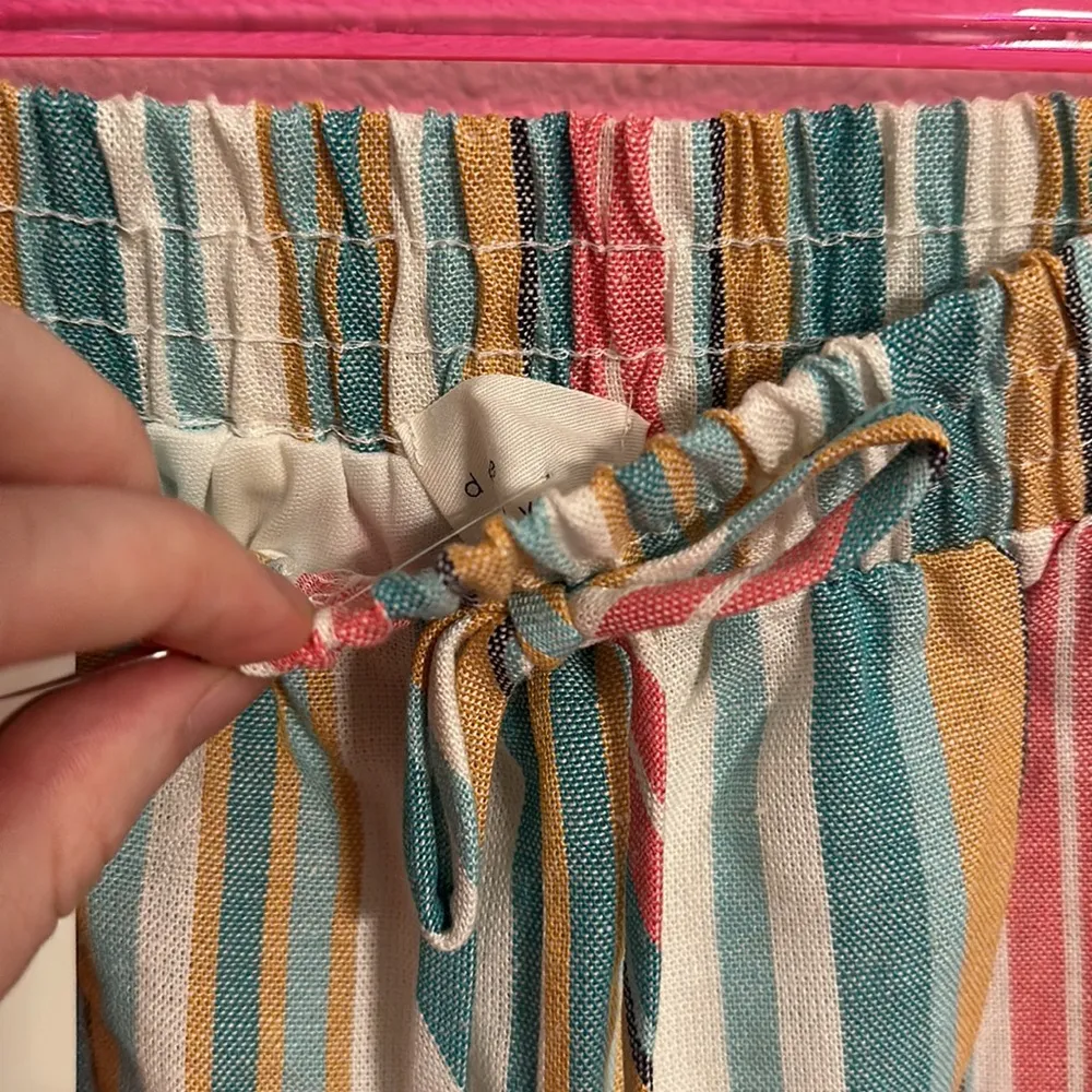 NWT Francesca’s Multicolored Stripe Shorts - Image 4