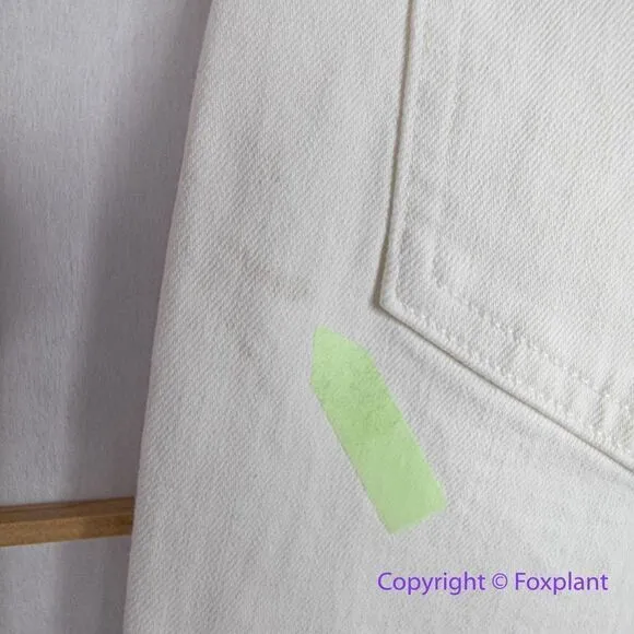 NEW Madewell The High-Rise Perfect Vintage Jean in‎ Tile White, 27 - Image 11