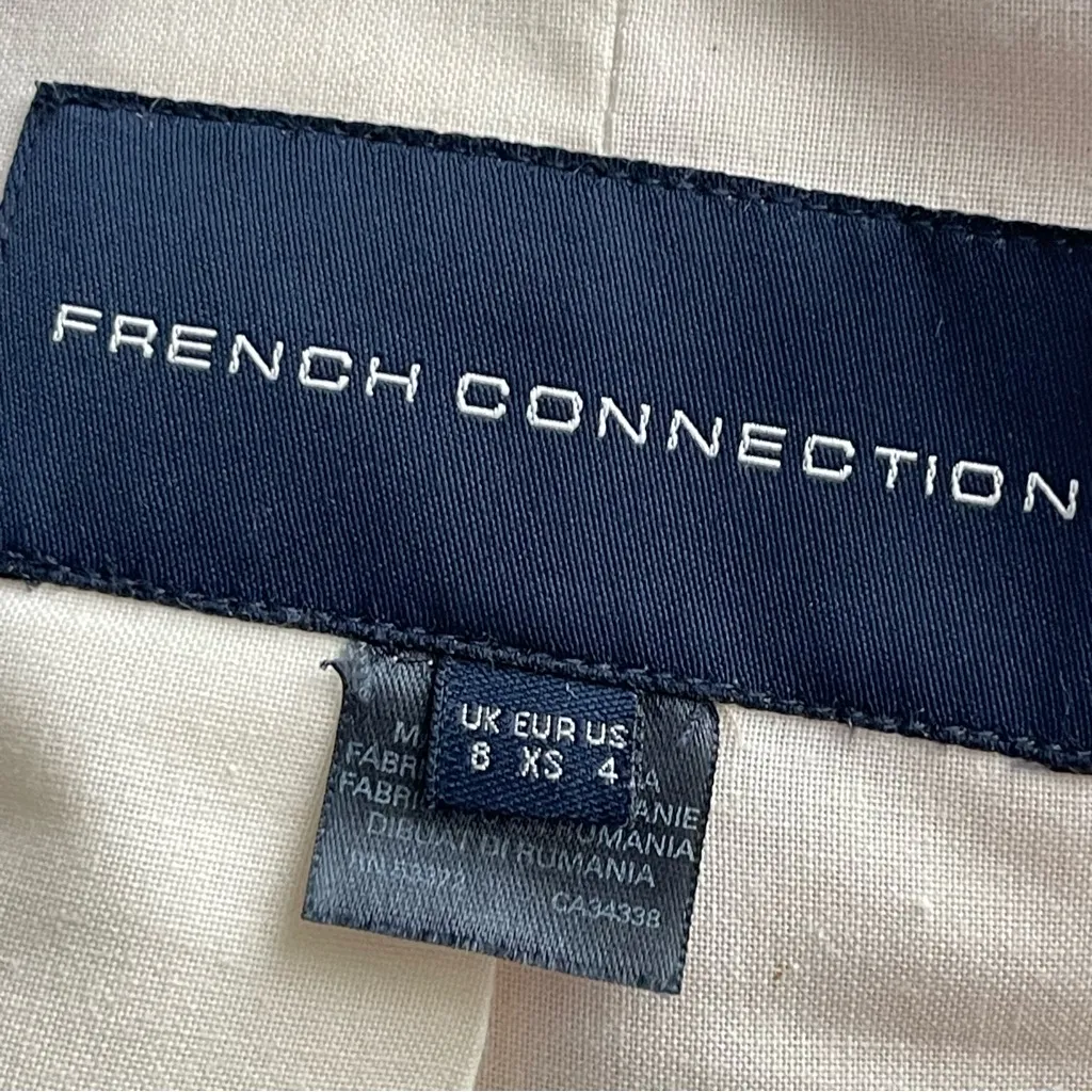 French Connection Virgin Wool Cashmere Flare Sleeves Pink Coat Women’s Size 4 - Image 8