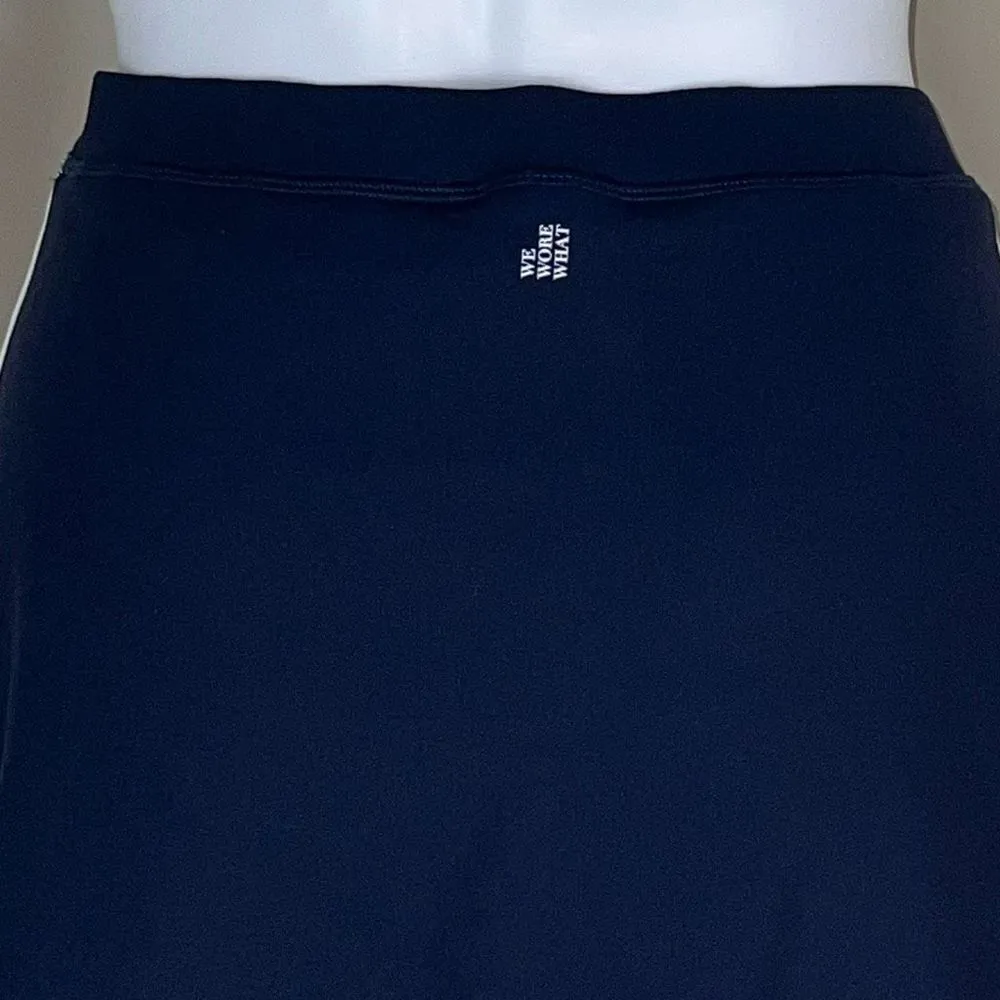 WeWoreWhat‎ Solid Active Skort in St Blue / Optic White - Image 11