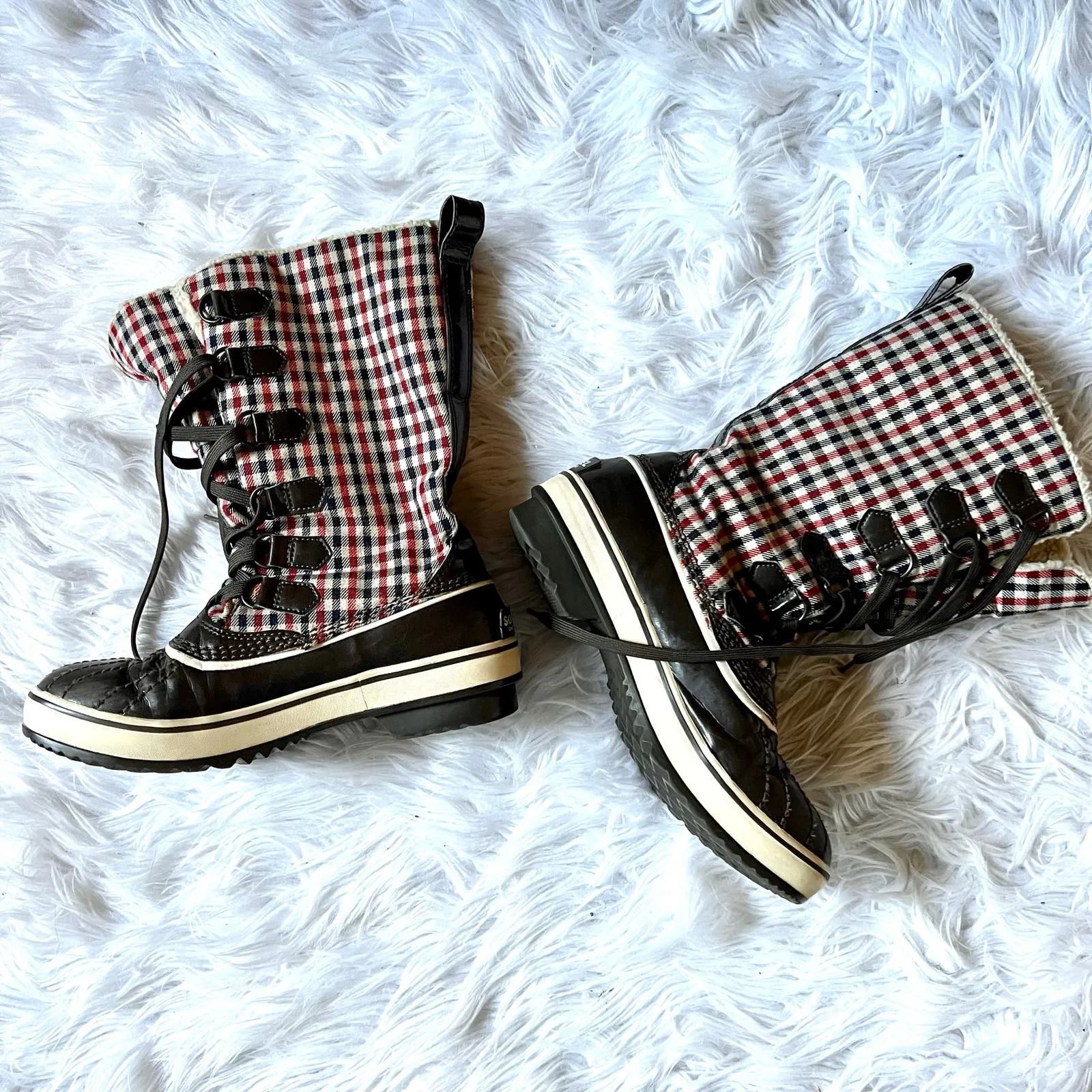 Sorel tivoli tall plaid snow boots 7 - Image 4
