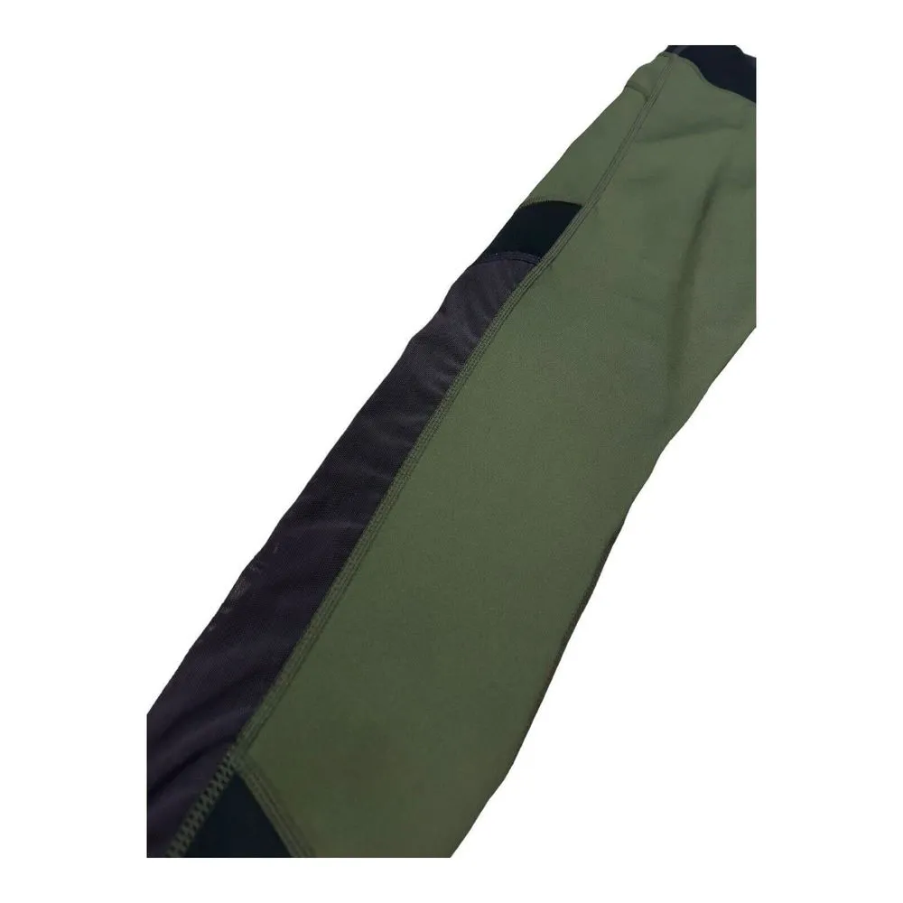 Adidas Leggings Women's Army Green Sports Workout Cropped Pants Size XS Women’s - Image 4