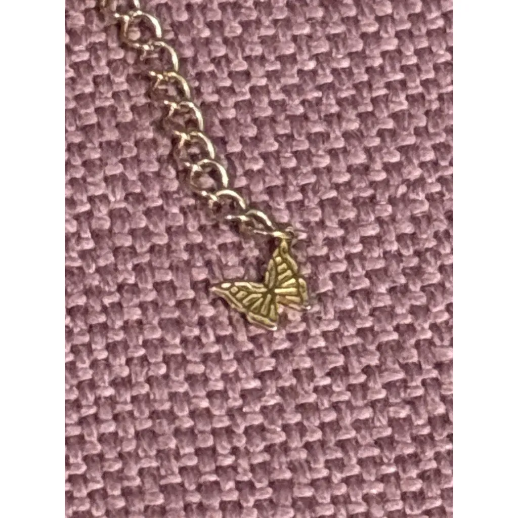 By Adina Eden Pave 5 Butterfly Necklace in Gold New Womens Crystal Rhinestone - Image 4