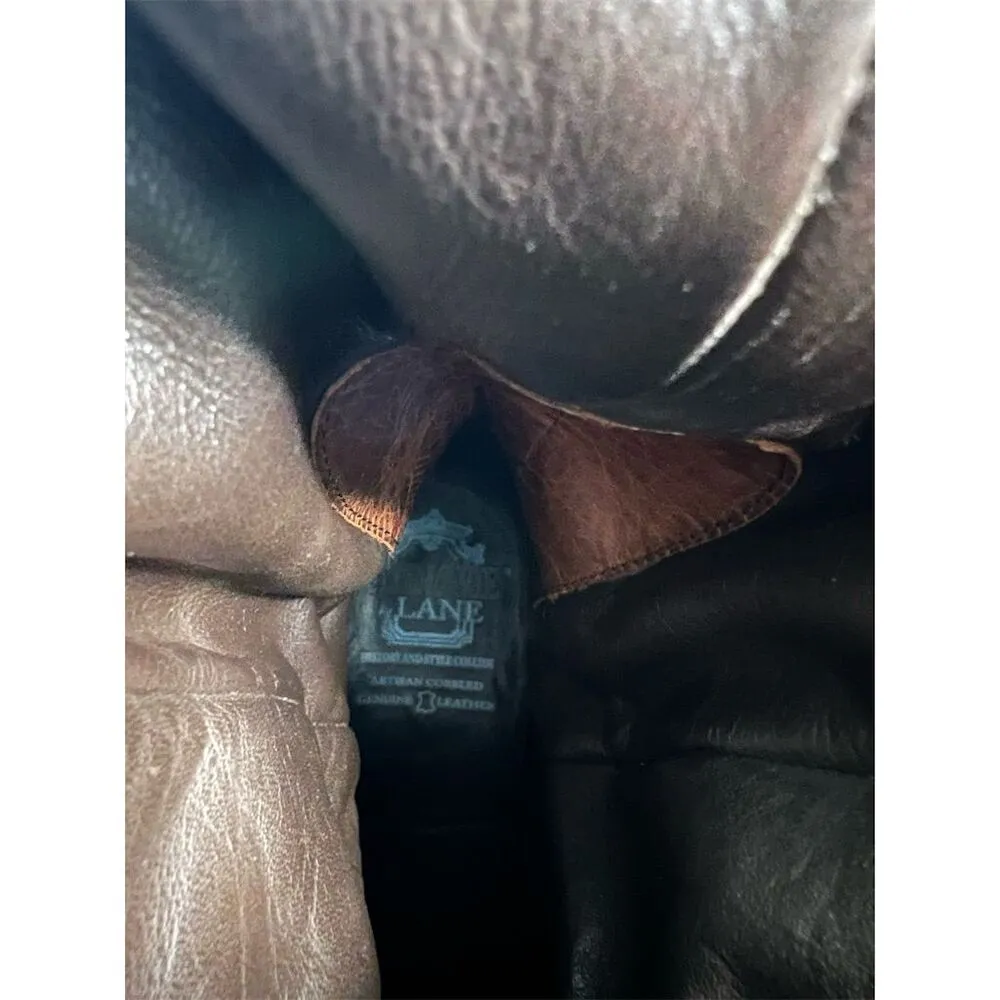 Lane Women's Western Boots Size 8 Gray Mid - Image 14