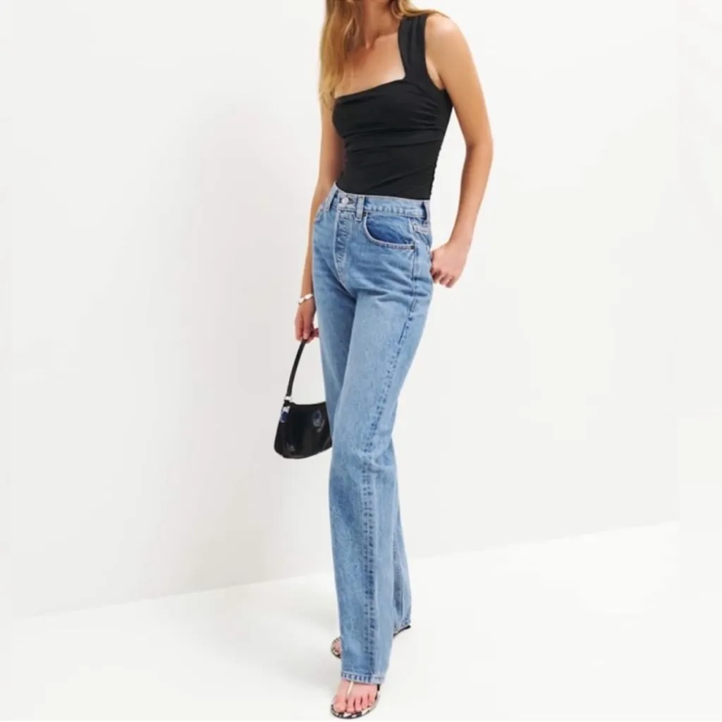 Reformation Greyson Knit Sleeveless Top in Black size Medium $68 - Image 10