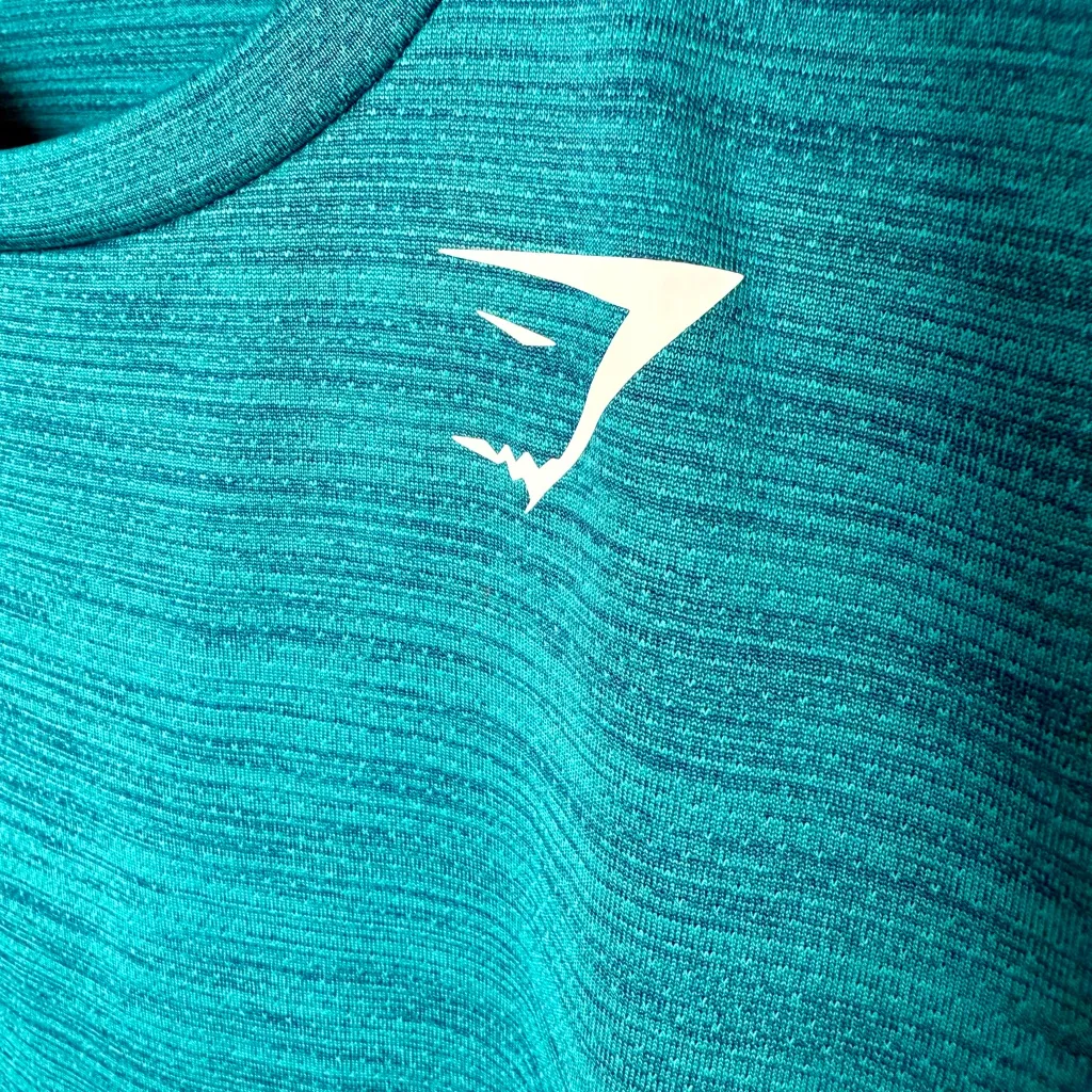Gymshark Teal Speed T-Shirt | S - Image 2