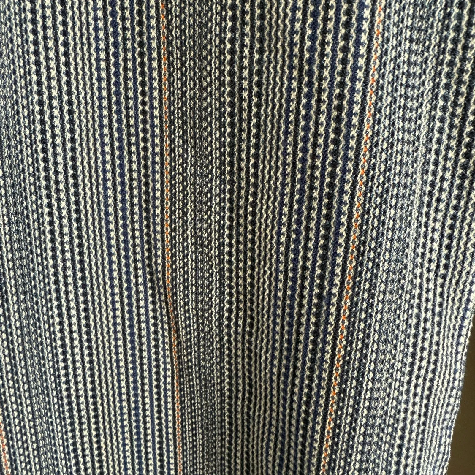 Theory Womens Pants Sz 2 Flared Blue Striped‎ Wool Blend Stretchy - Image 4