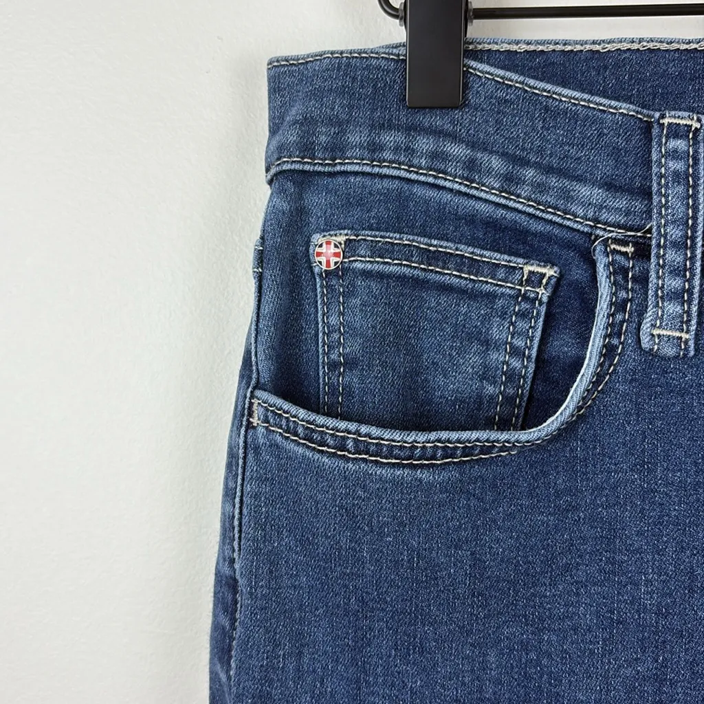 Hudson Wide Leg Jeans Women’s Size 28 Dark Wash Denim Classic Fit High Rise Blue - Image 5