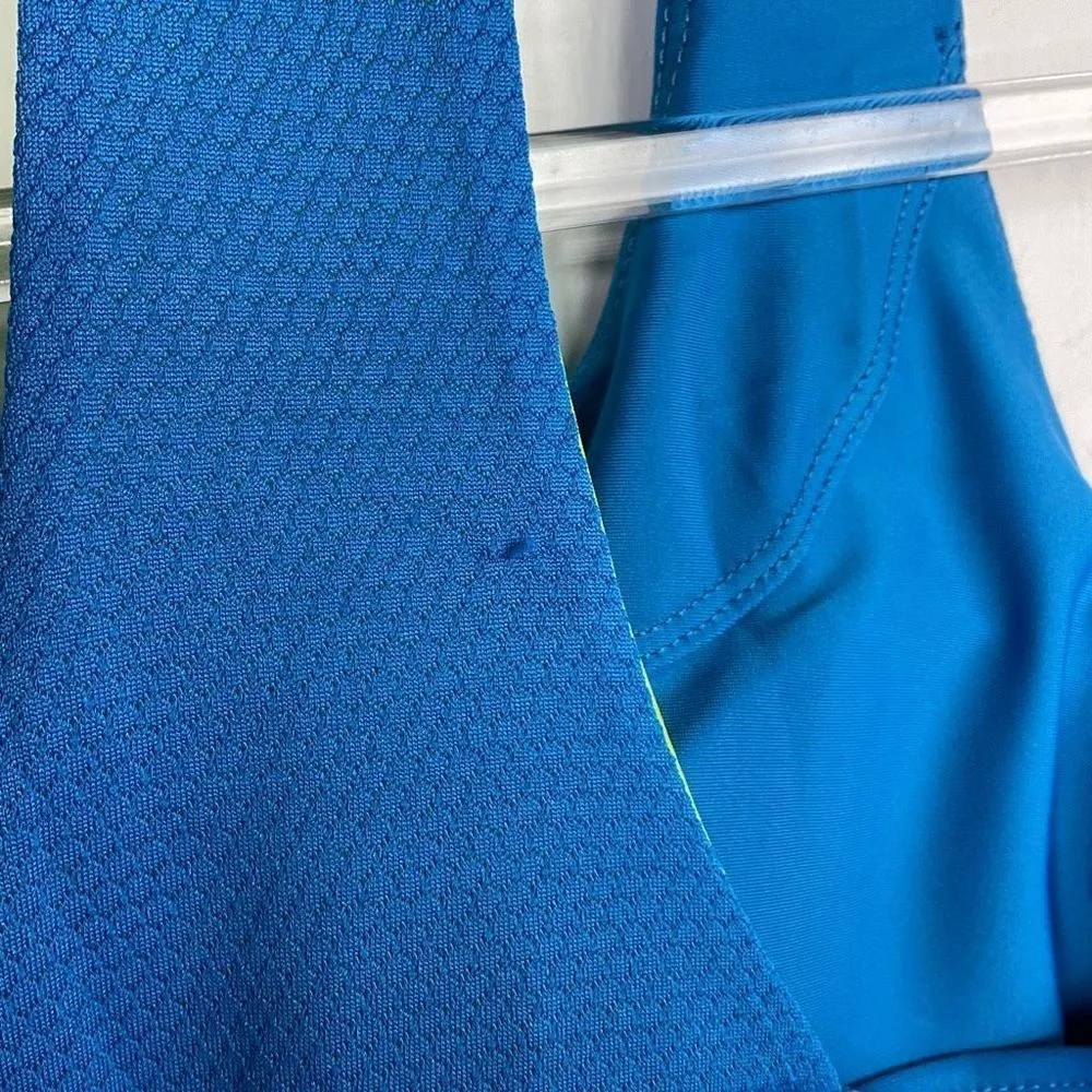 Azure Moxie Cycling  Blue T-back Tank Top Medium NWT - Image 3