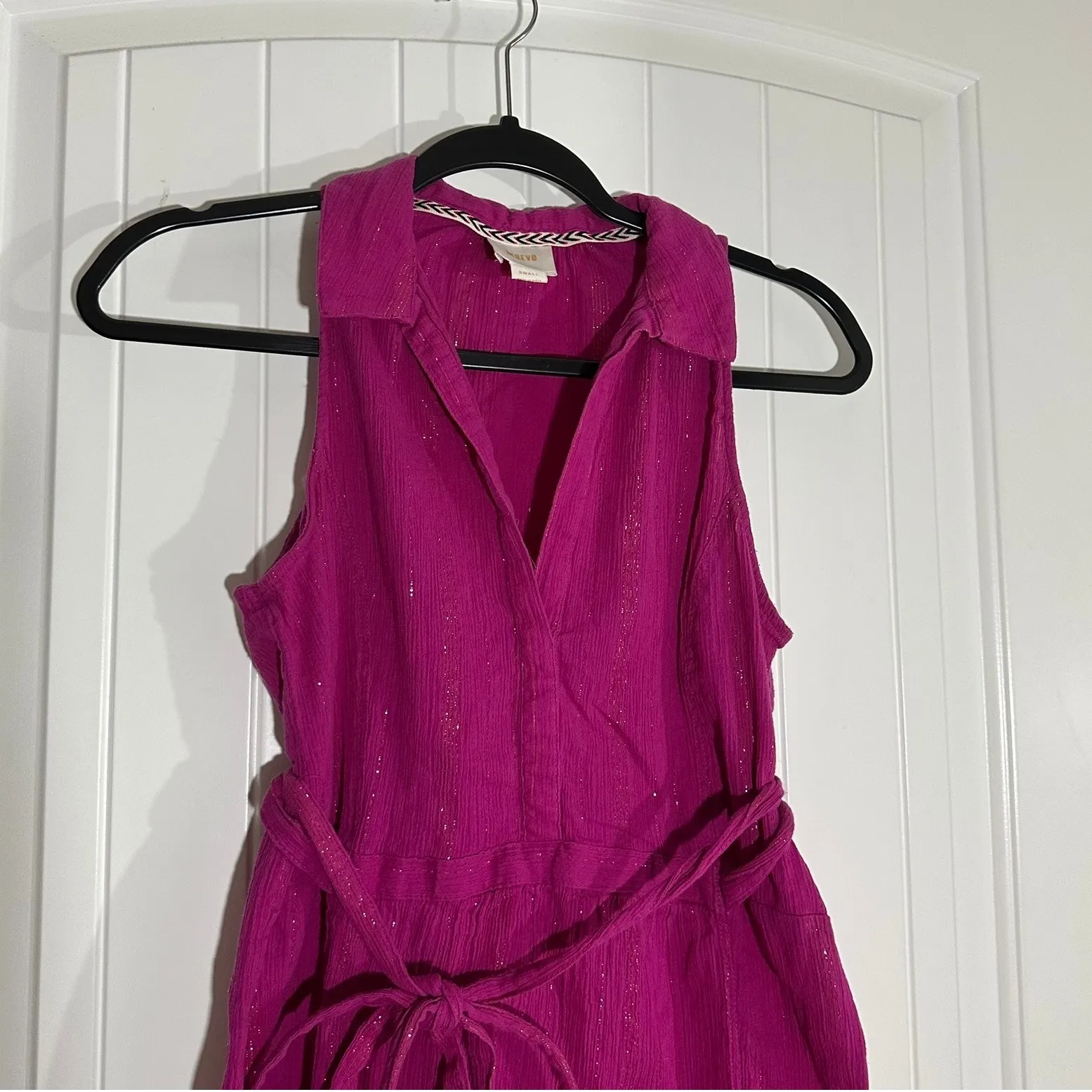 Anthropologie Maeve |  Batavia Fuchsia Sleeveless Tunic  | Women's S‎ - Image 3