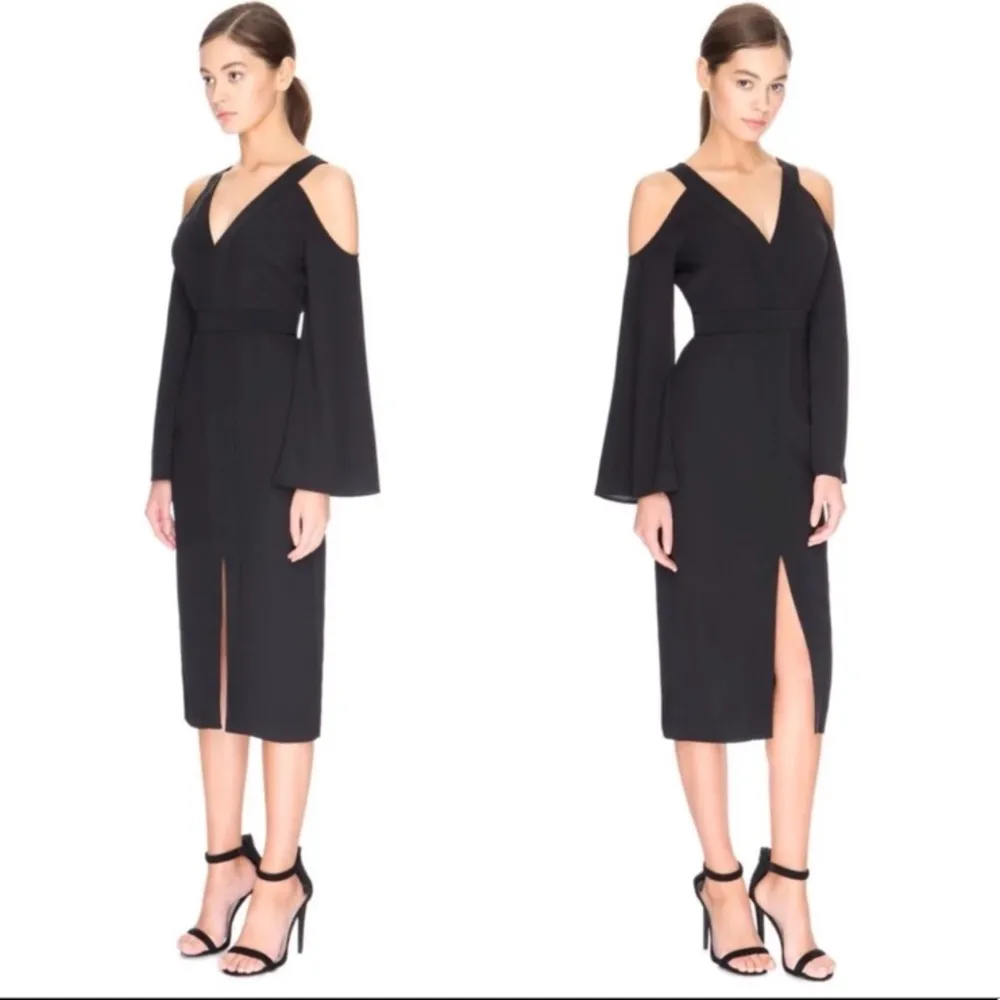 Keepsake In Motion Cold Shoulder Midi Dress - Image 2