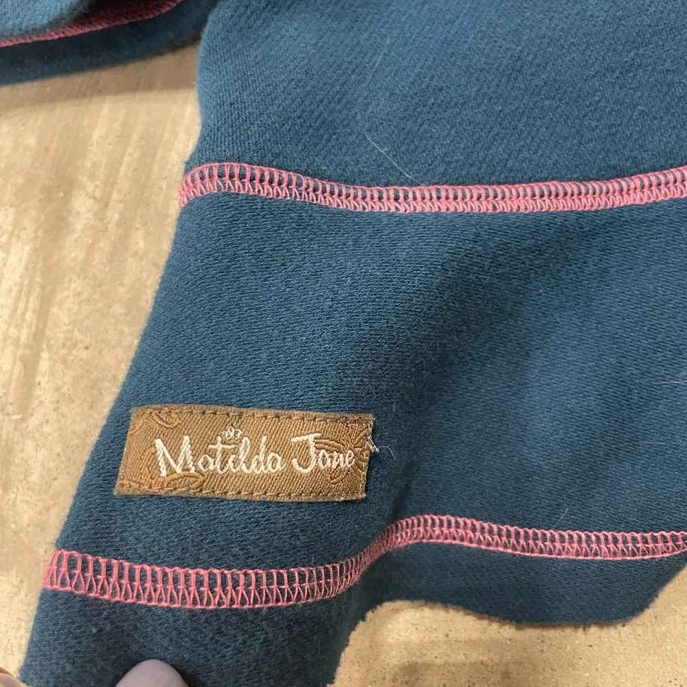 Matilda Jane Be Present hoodie sherpa fleece lined blue Girly womens size Small - Image 5
