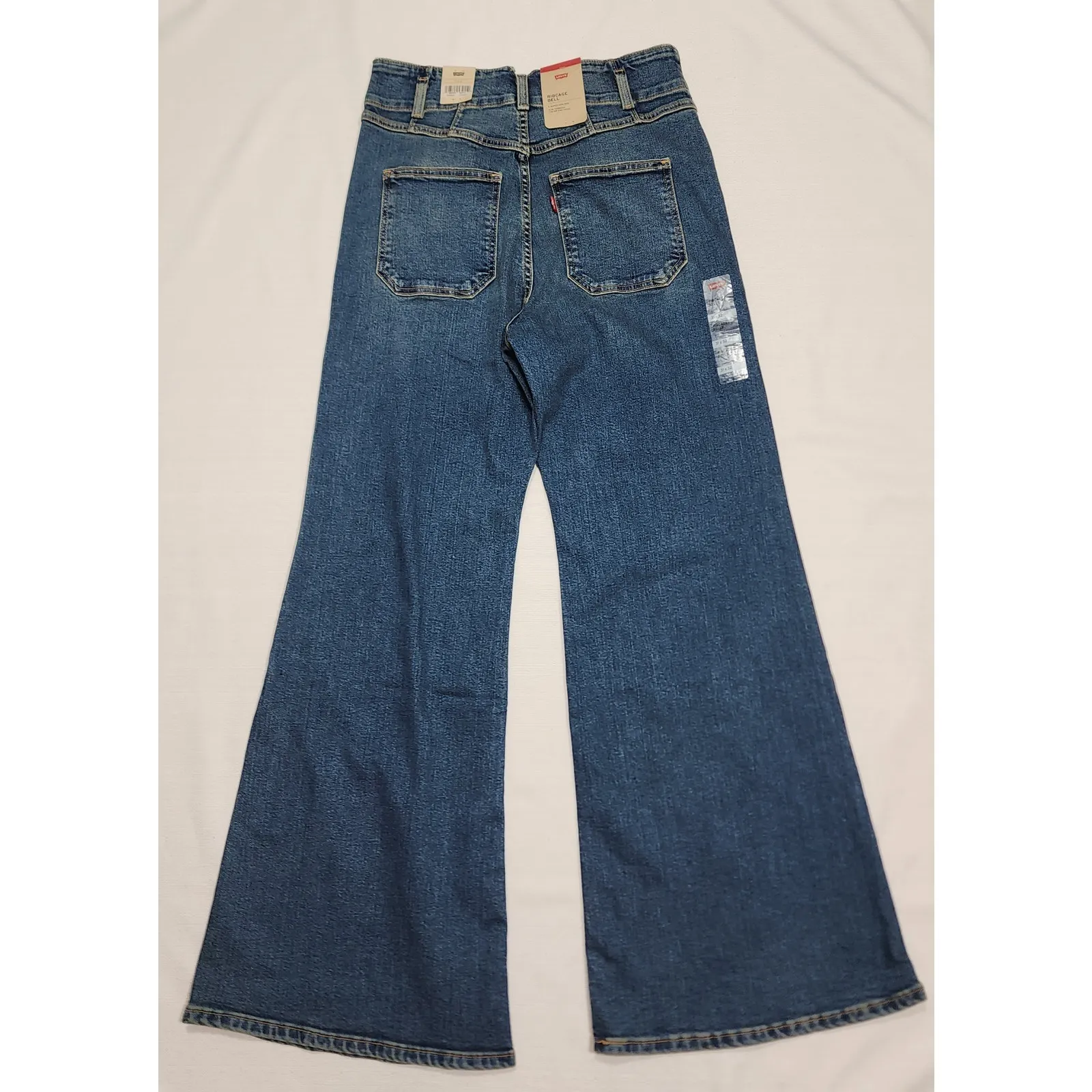 Levi's ribcage Bell super high rise size W31''x L32'' Blue - Image 8