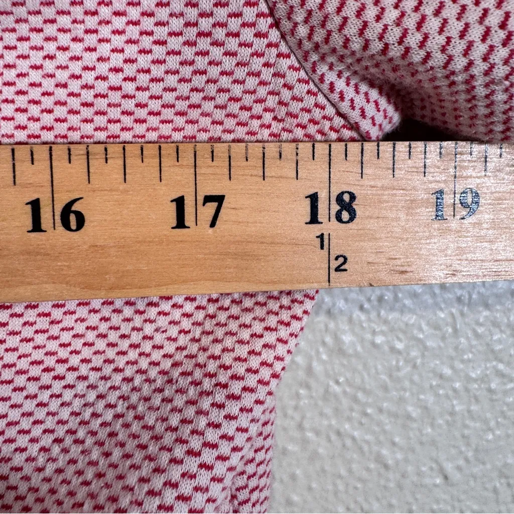 Cabi Red Cropped Blazer Jacket Womens M Holiday Business Casual Metal Buttons - Image 6