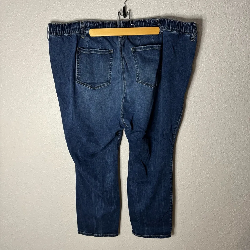 Torrid Weekend Boyfriend Straight Jean Super Soft Size 4 Short Pull On Stretch - Image 8