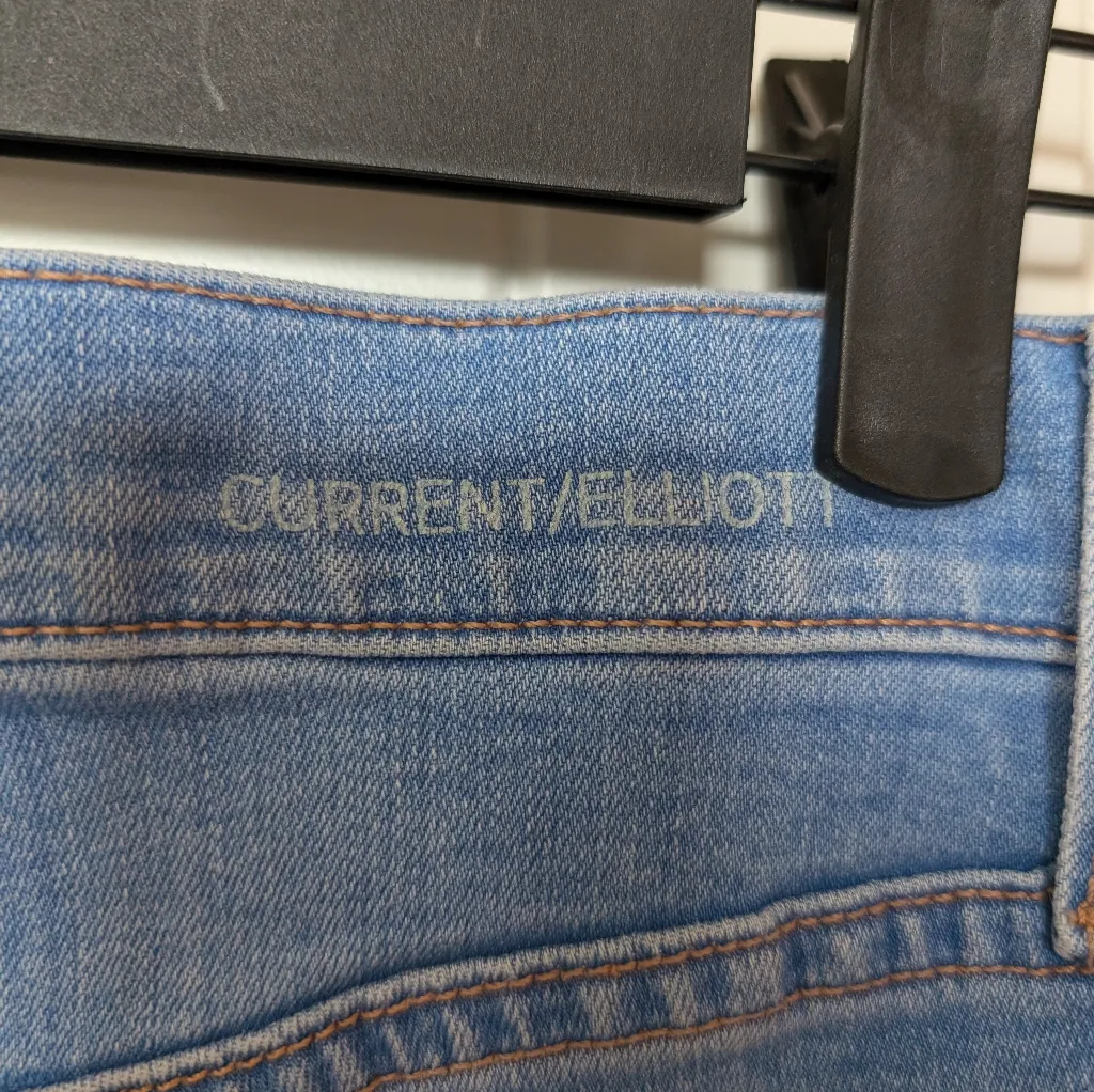 CURRENT/ELLIOT High Rise Short W29 Light Blue - Image 4