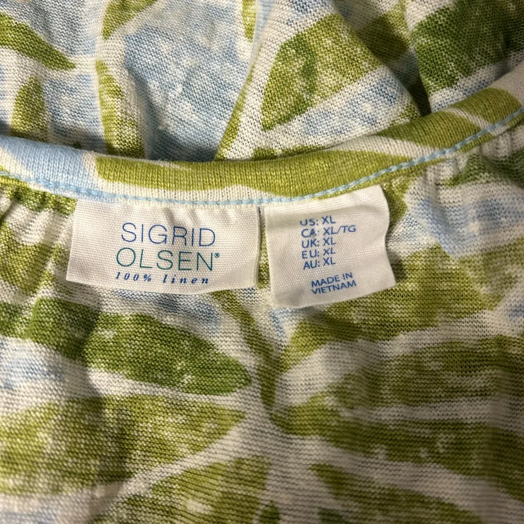 Leaf Print Boho Women's Top - Image 6