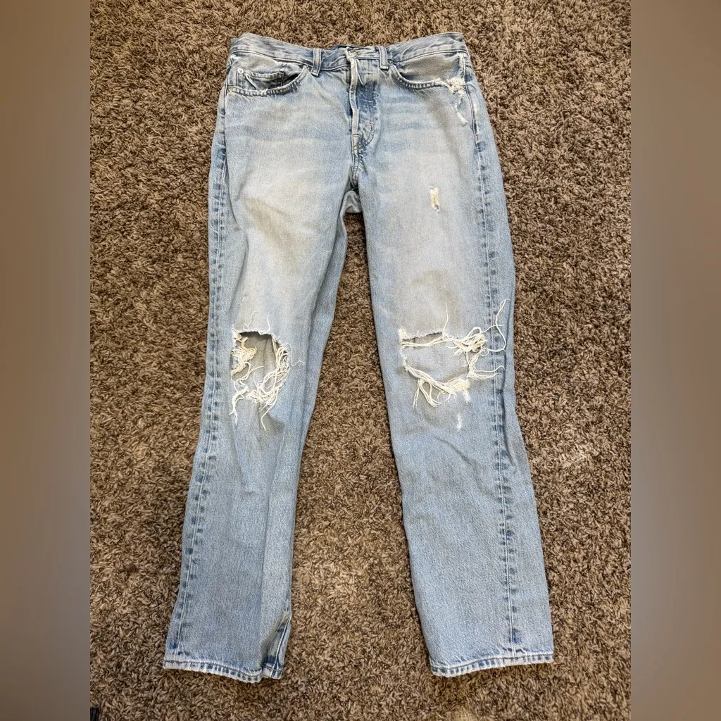 Edwin Cai Classic Straight Jeans Blue Size 28 - Image 3