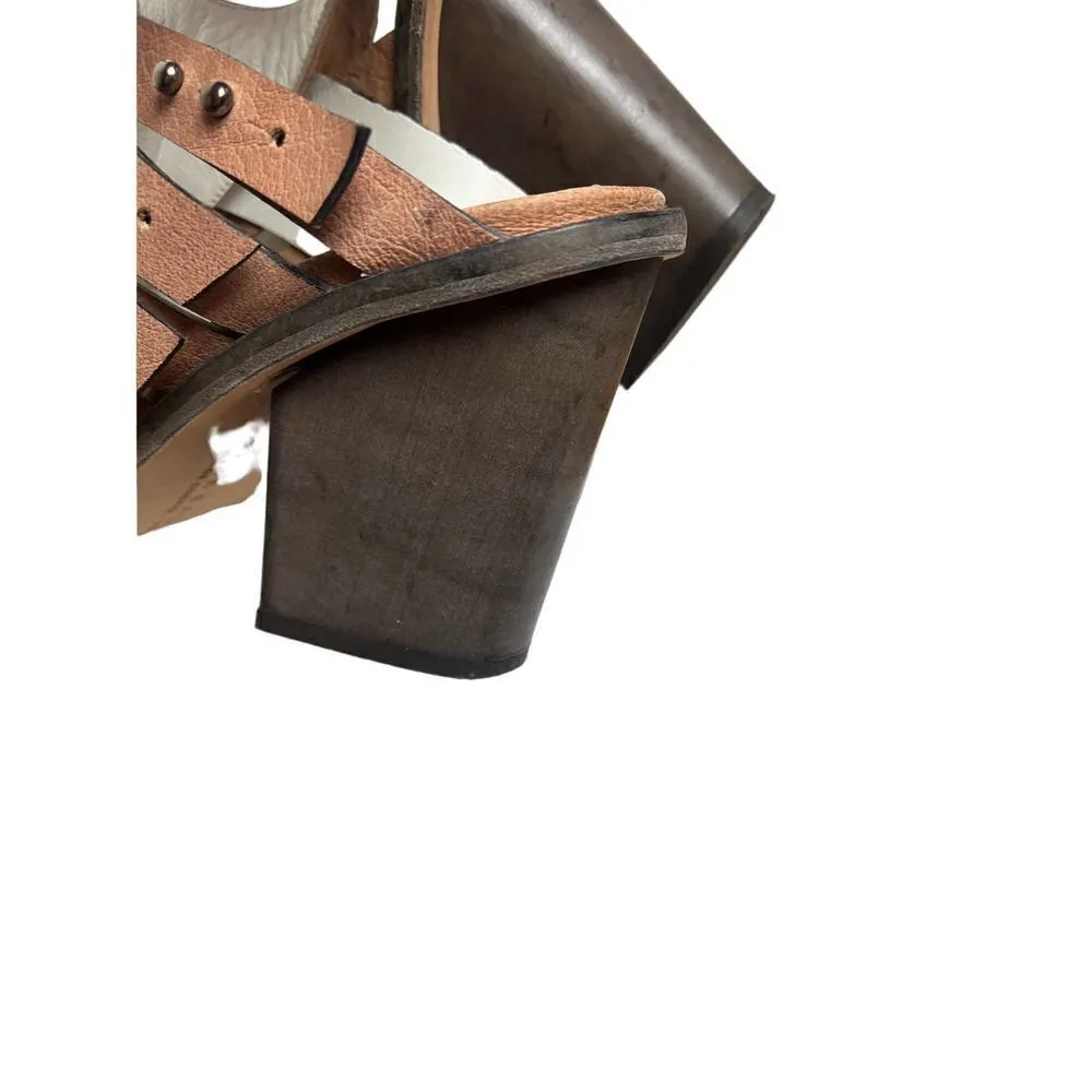 Freda Salvador Tan Gladiator Heels Sz. 6 - Image 7
