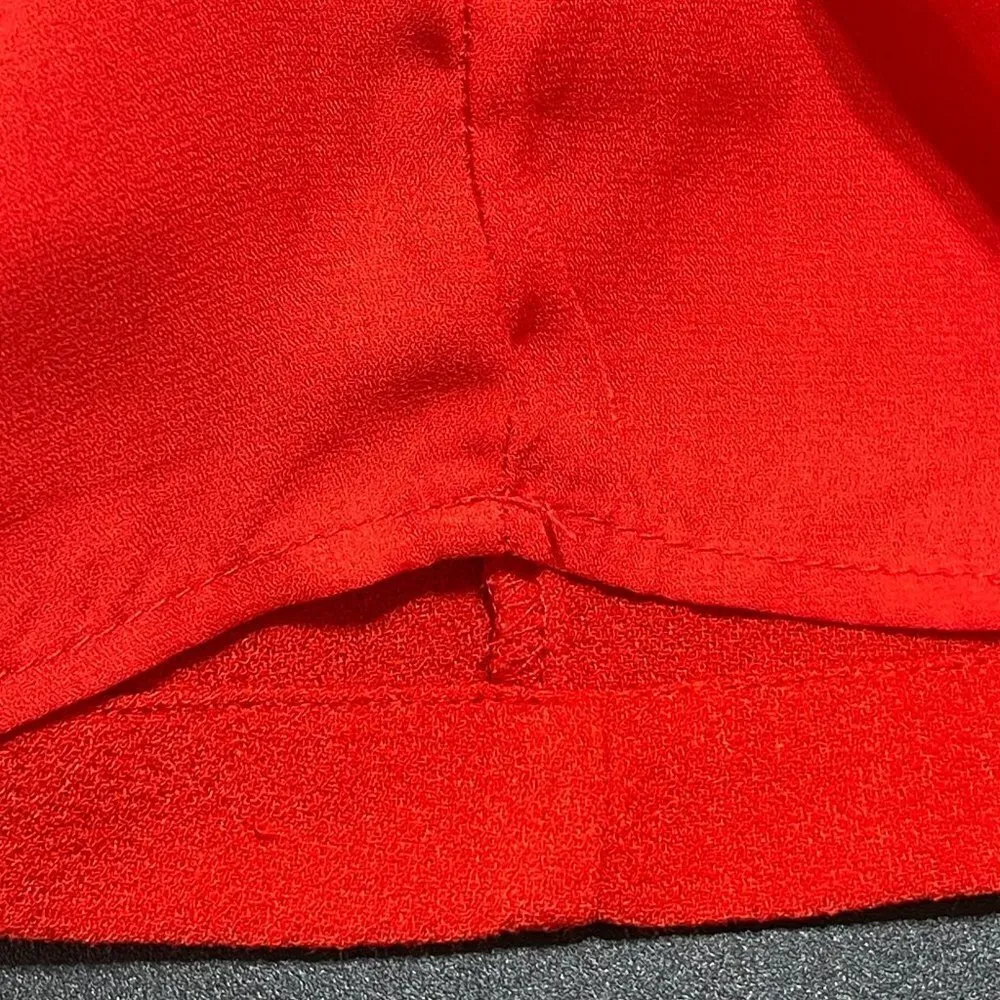 J.O.A. Los Angeles Cold Shoulder Mini Dress Candy Apple Red Size M Medium - Image 8