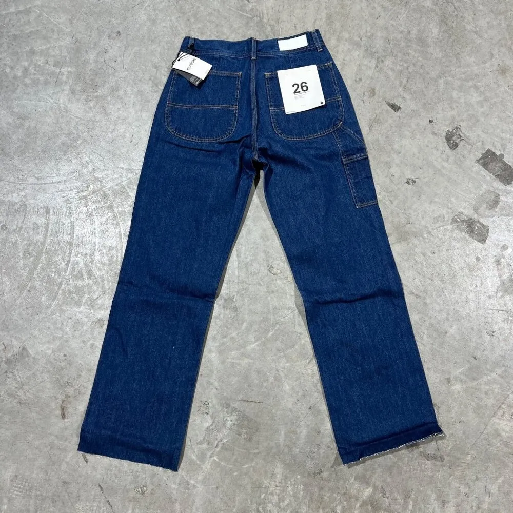$395 NWT RE/DONE x LEVI'S UTILITY LOOSE JEANS SZ 26 - Image 7