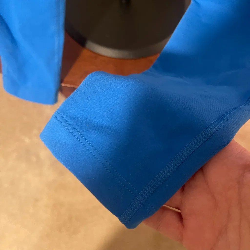 Splits 59 Vibrant Blue Leggings Yoga Athleisure Work Out Sz S Wide Waistband 💙 - Image 3