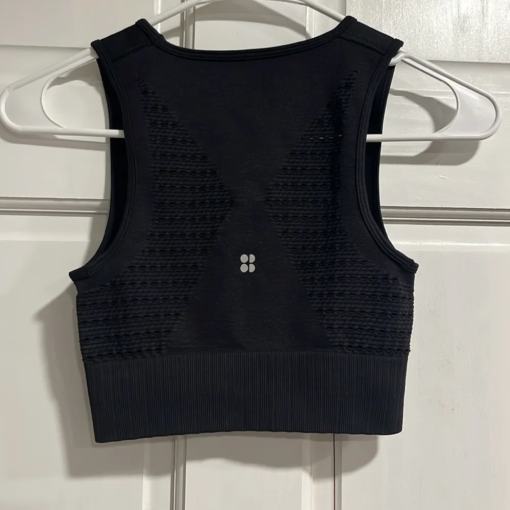 Sweaty Betty 360 Seamless Sports Bra Crop Longline Bra Size US 6 - Image 5