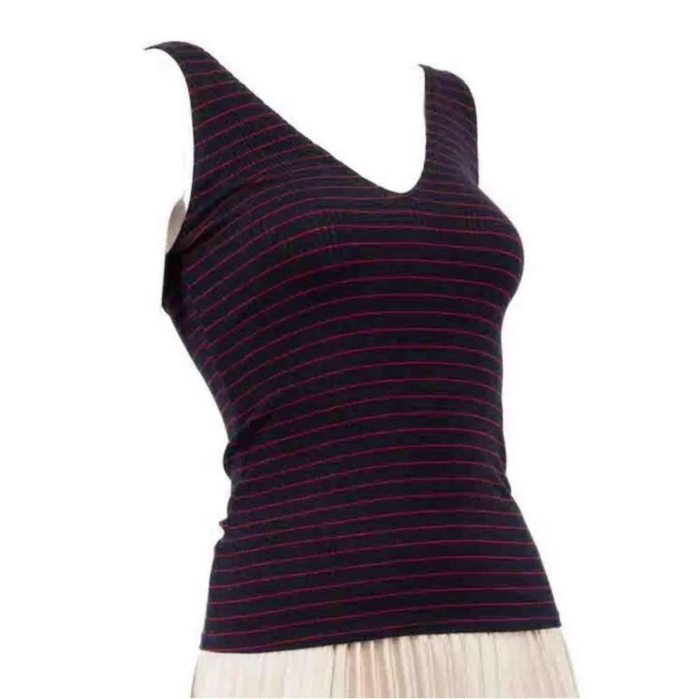 Reformation Striped Fitted Tank Top Women’s Size Small - Image 4